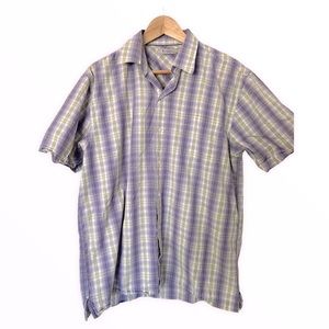 Haggar s/s Button Down Shirt w Front Pocket.